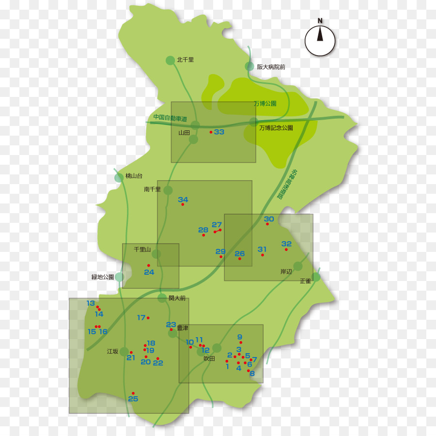 Lotto di terreno Mappa Ecoregione - mappa