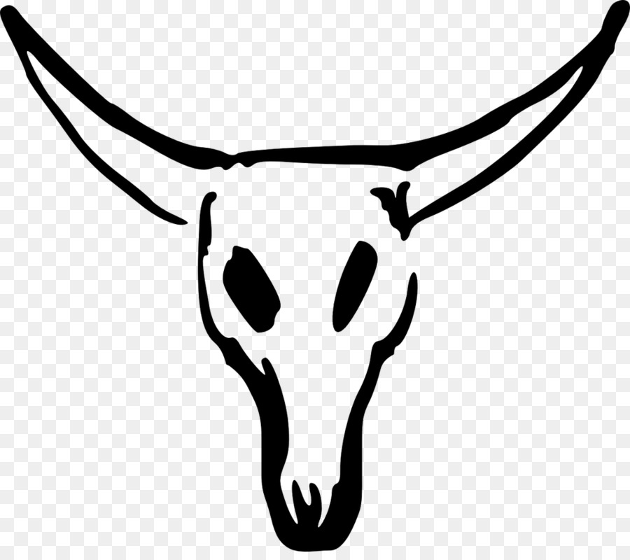 Texas Longhorn Skull Clip Art - Schädel