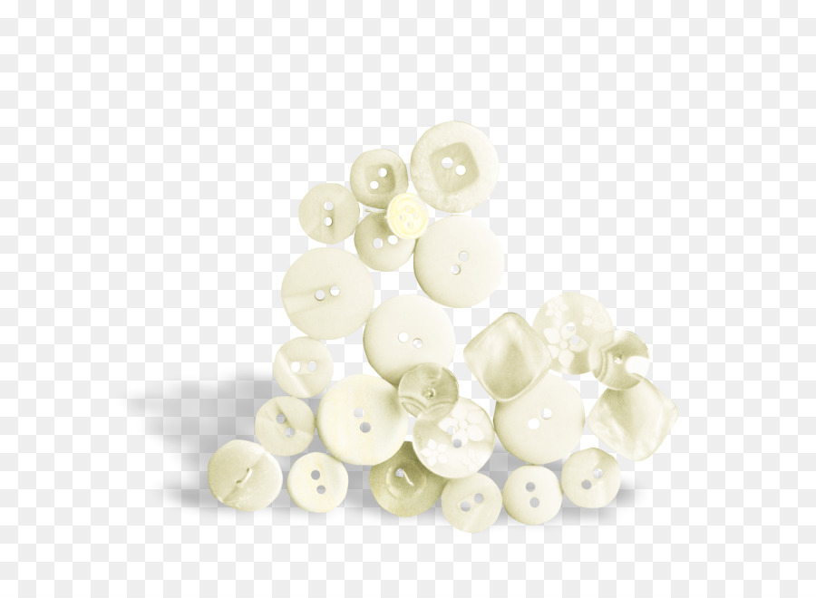 Bianco di plastica del Cordone - Pulsante
