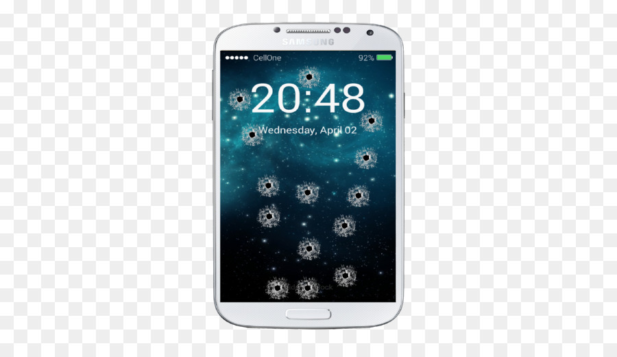 Feature Phones, Smartphones und Handheld Geräte Multimedia Mobilfunknetz - Riss Bildschirm