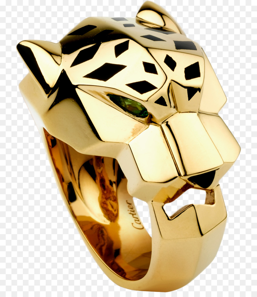 Cartier-Ehering Schmuck gold Farbigen - Ring