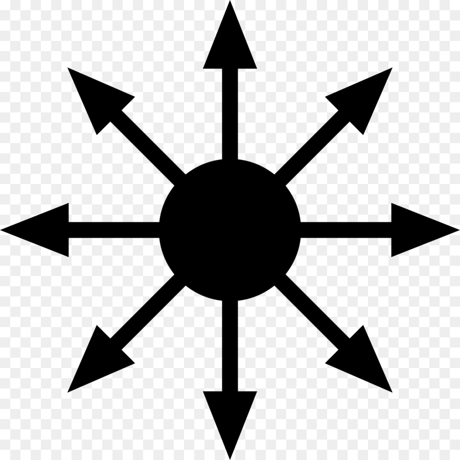 Simbolo di Caos magic Tattoo teoria del Caos - simbolo