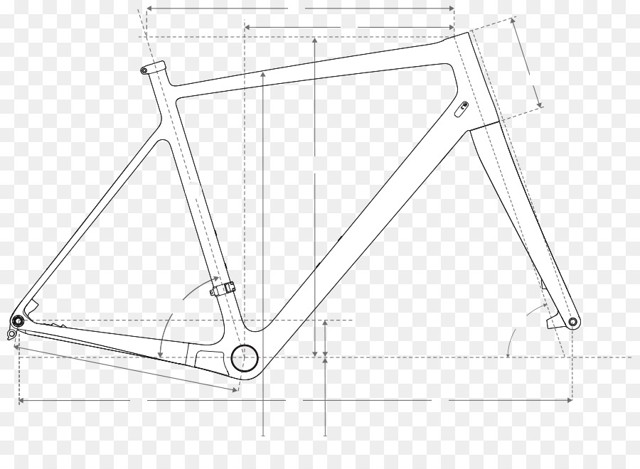 Telai per biciclette con Ruote di Bicicletta Linea arte - Bicicletta