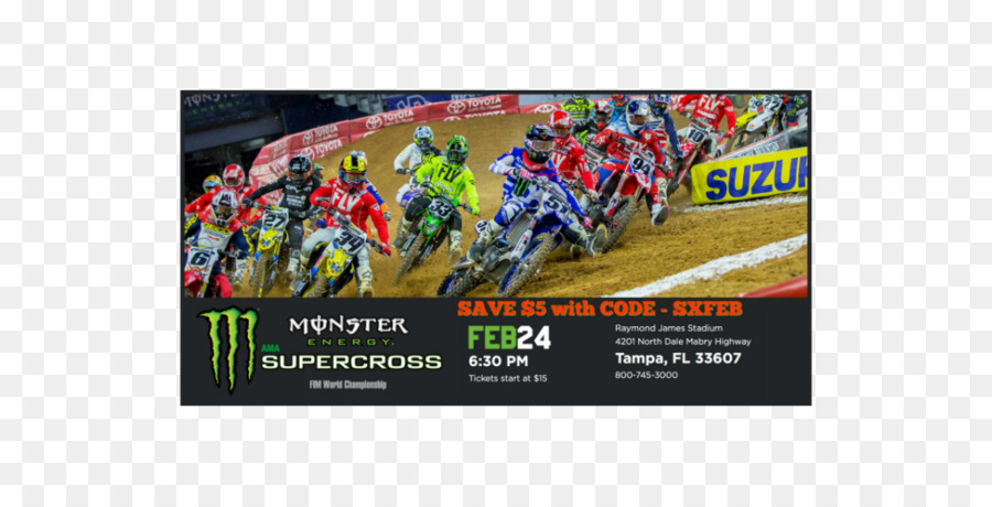Monster Energy AMA Supercross Einer FIM WM AMA Motocross Championship 2018 Tour de France, Stage 4 Glendale - Motocross