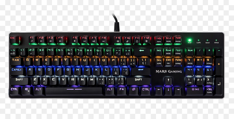 Tastiera del Computer mouse del Computer Gaming Keyboard Tacens USB RGB INTERRUTTORE Gaming tastiera modello di colori RGB - mouse del computer