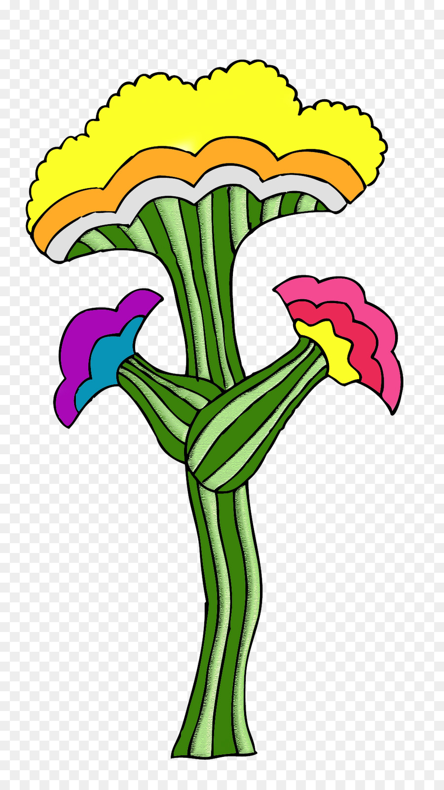 Blühende pflanze Cartoon Clip art - Blume