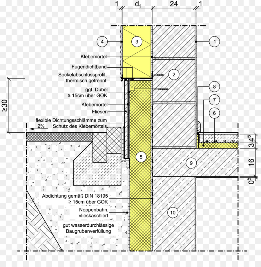 Terrasse Technische Zeichnung Balkon Diagramm - grossertiger und Christian
