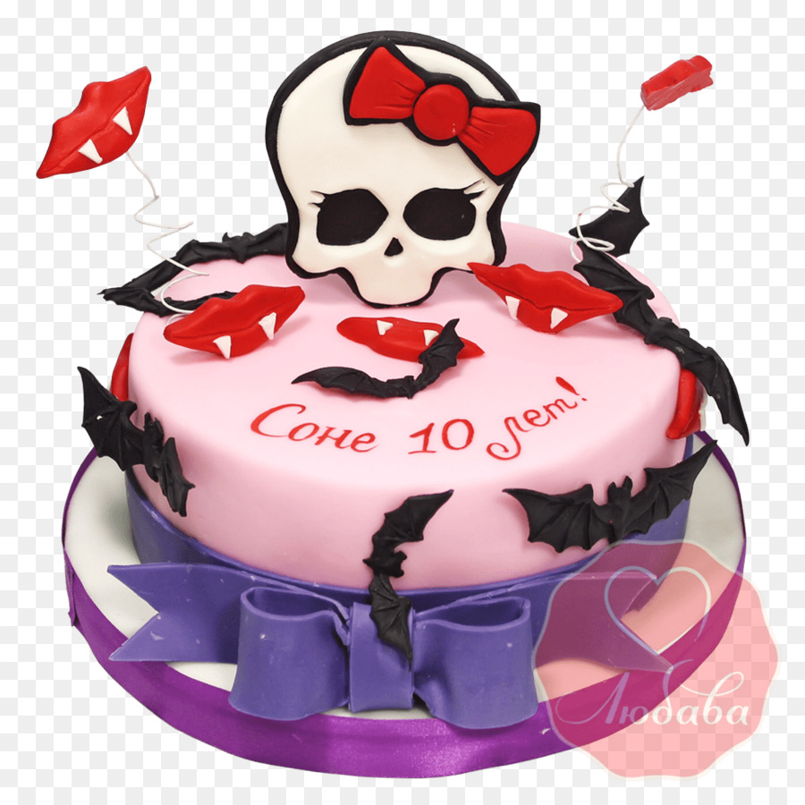 Geburtstag Kuchen Torte Zucker Kuchen Kuchen dekorieren Monster High - Kuchen