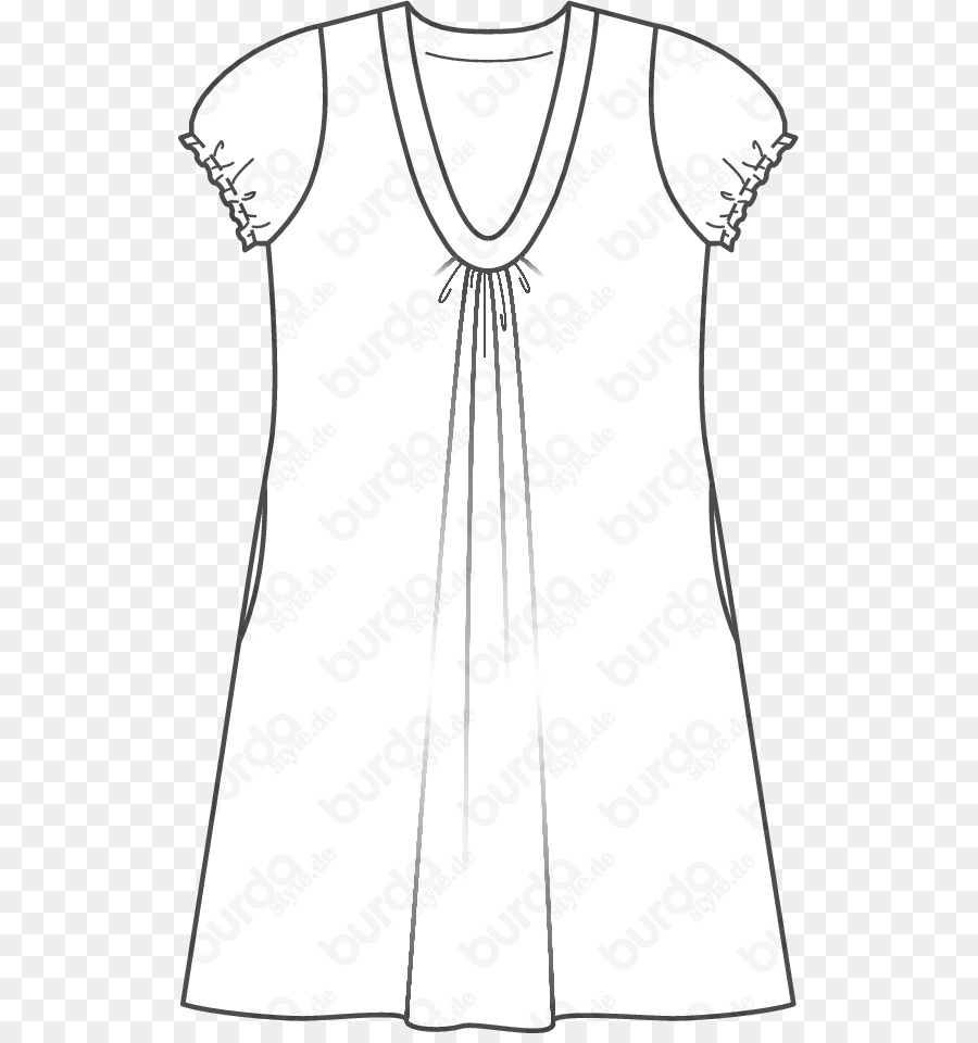 T-shirt Burda Style Dress Modello di Abbigliamento - Maglietta