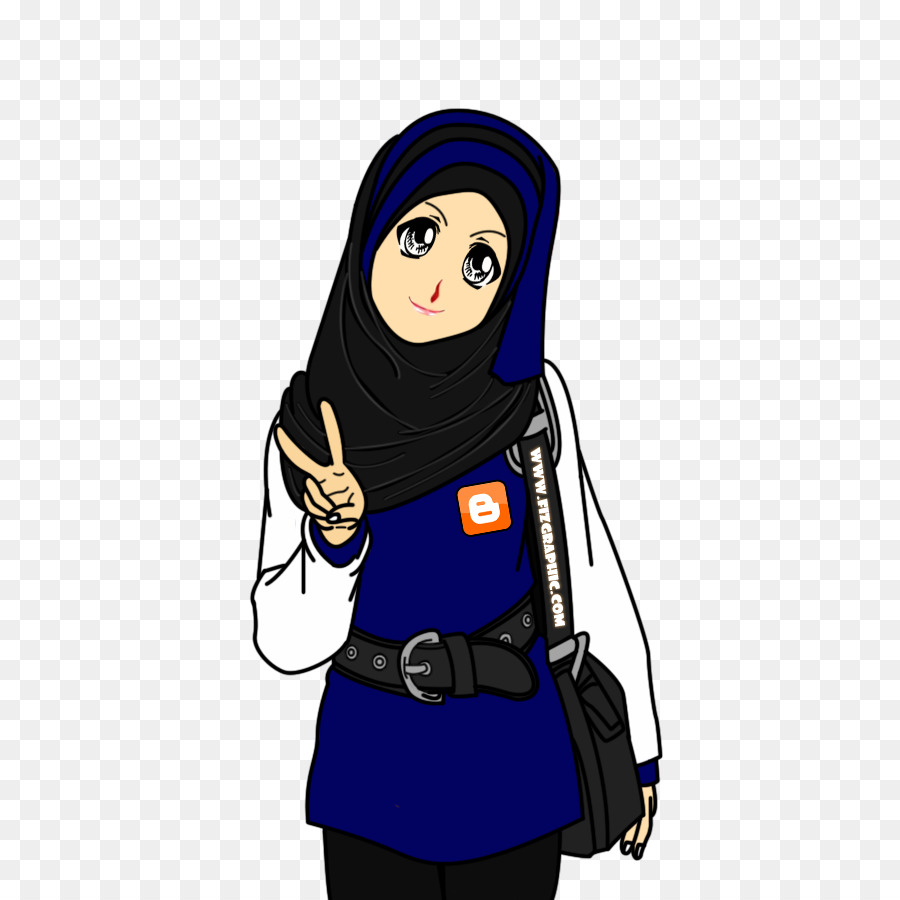 Muslimische Cartoon Hijab Islam - Islam