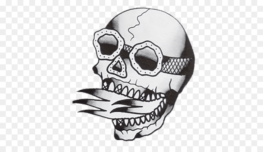 Schädel-Telegramm Kopfbedeckung Skelett Internet bot - Schädel