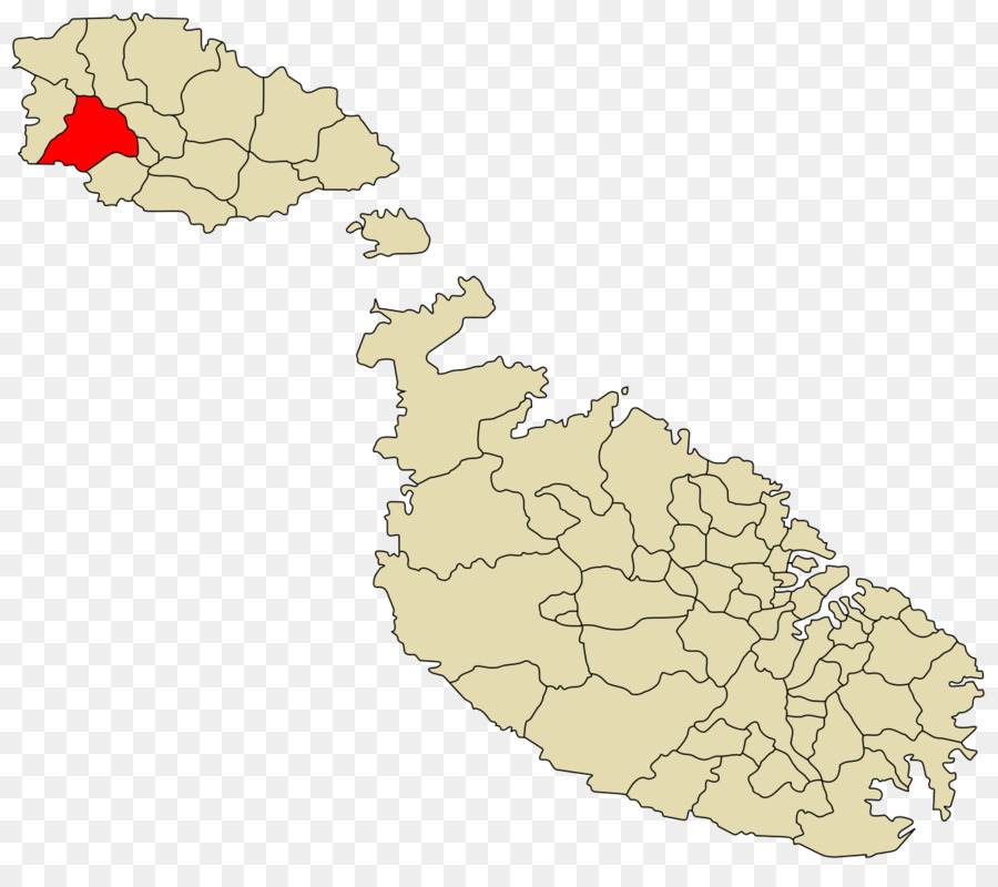Khu Vực Phía Nam, Malta Qormi Rabat Victoria Nam Khu Vực Phía Đông - bản đồ