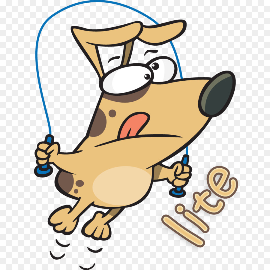 Springseile Hund Springen Übung Clip-art - Hund