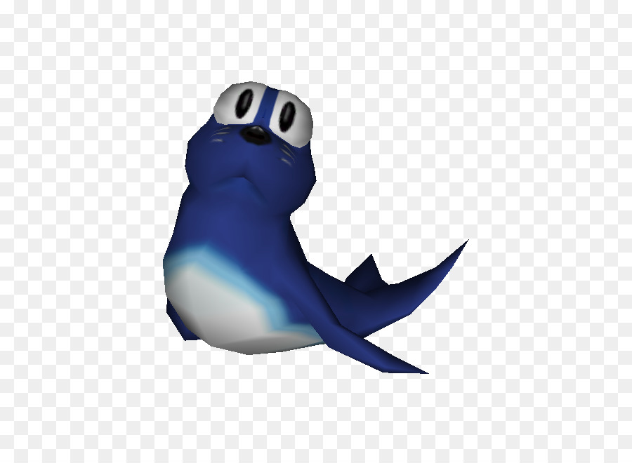 Squalo blu Cobalto Cartoon Delfino - squalo