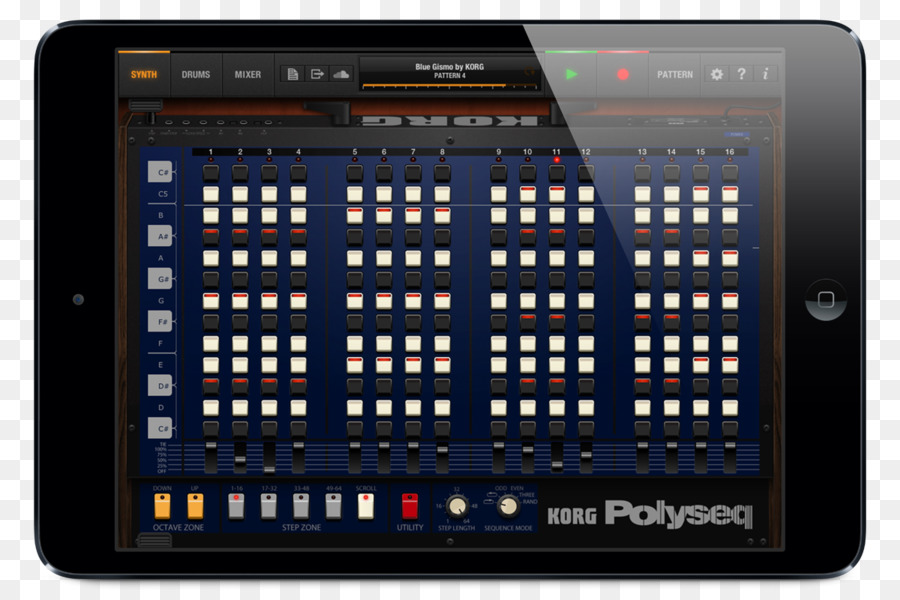 Korg Polysix Borderlands iPad mini-Sound-Synthesizer - mini synth