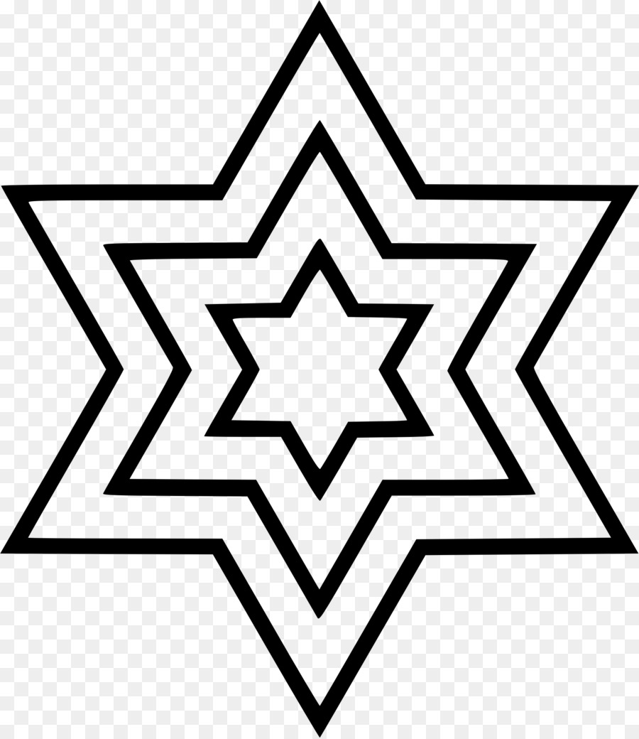 Star von David Judentum Jüdische Religion, Symbolik - Judentum