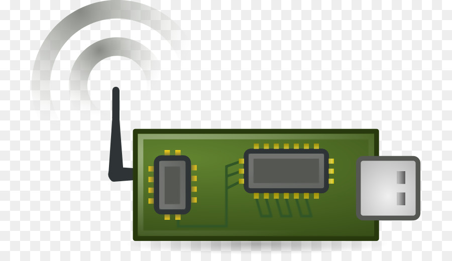 Clip art della rete di sensori wireless - senser