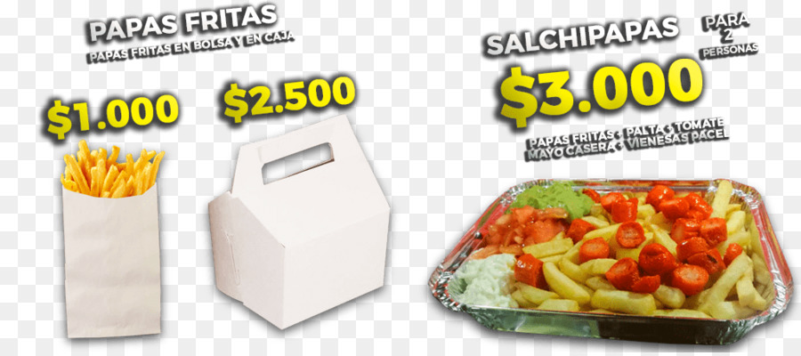 El Toro Consegna cucina Vegetariana Fast food per il Pranzo Salchipapas - patatine fritte