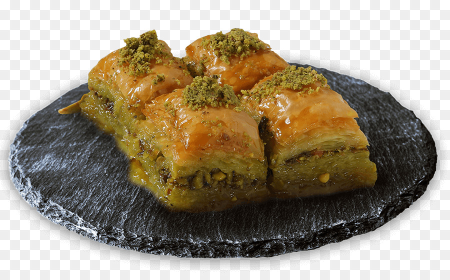 Vegetarische Küche, baklava, türkischer Kaffee und Biss von Lebensmitteln - Kaffee