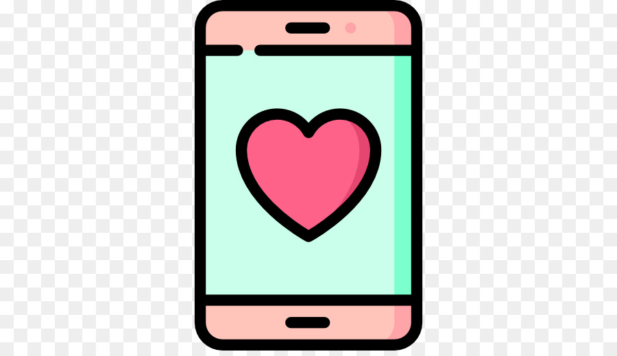 Handy-Zubehör Line-Pink-M Mobile Telefone die Clip-art - valentines Tag.