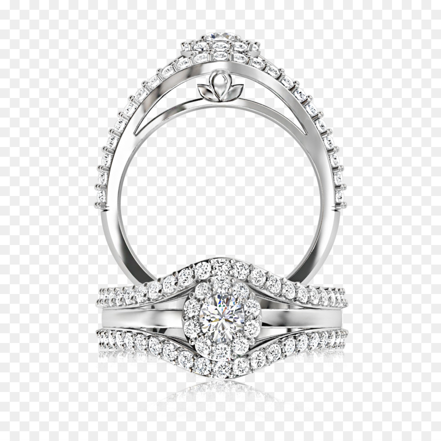 Diamant-Hochzeit ring Schmuck Verlobungsring - Diamant