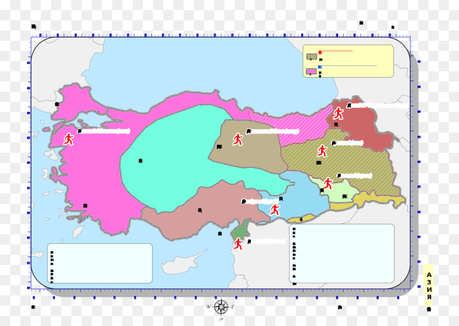 Danishmends Impero di Nicea Una Storia delle Crociate Impero di Trebisonda - mappa