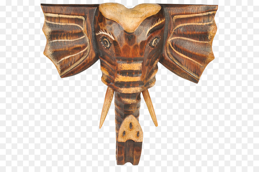 Maschera Elephantidae Legno Bali Africa - maschera