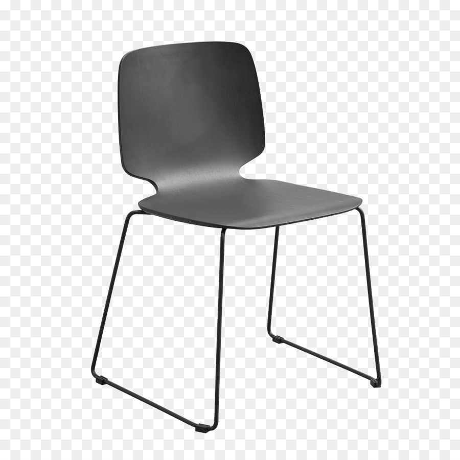 Stuhl Kunststoff Schwarz Matbord Armauflage - Stuhl