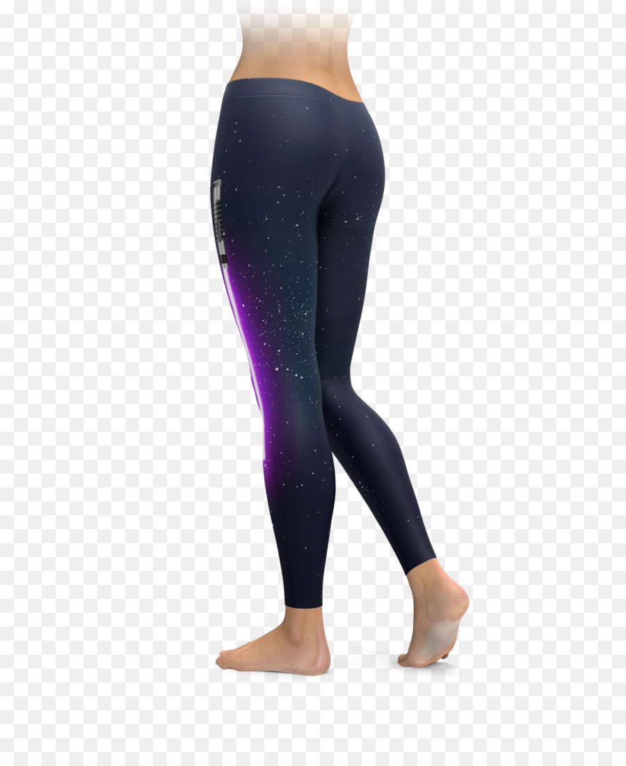 Leggings Abbigliamento pantaloni di Yoga pantaloni a vita Bassa Vita - luce viola