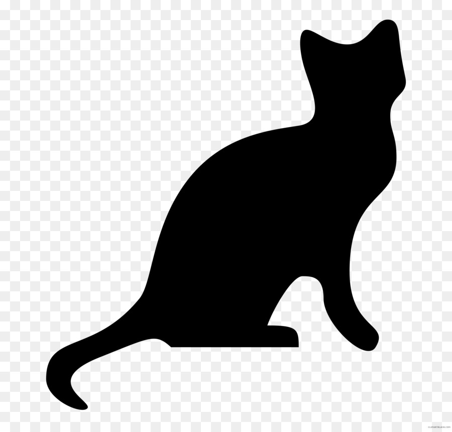 La Sagoma del gatto Clip art - gatto