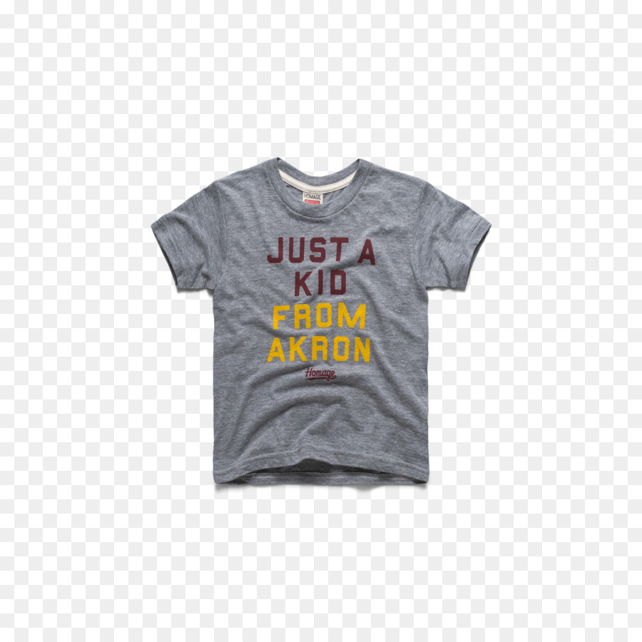 T-shirt der Akron Ärmel Kent State University - T Shirt