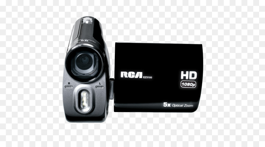 Fotocamere digitali, Videocamere RCA Ez5100r Piccola Meraviglia Palm Stile HD 1080p Videocamera Digitale (Nero/Slver) obiettivo della Fotocamera - obiettivo della fotocamera