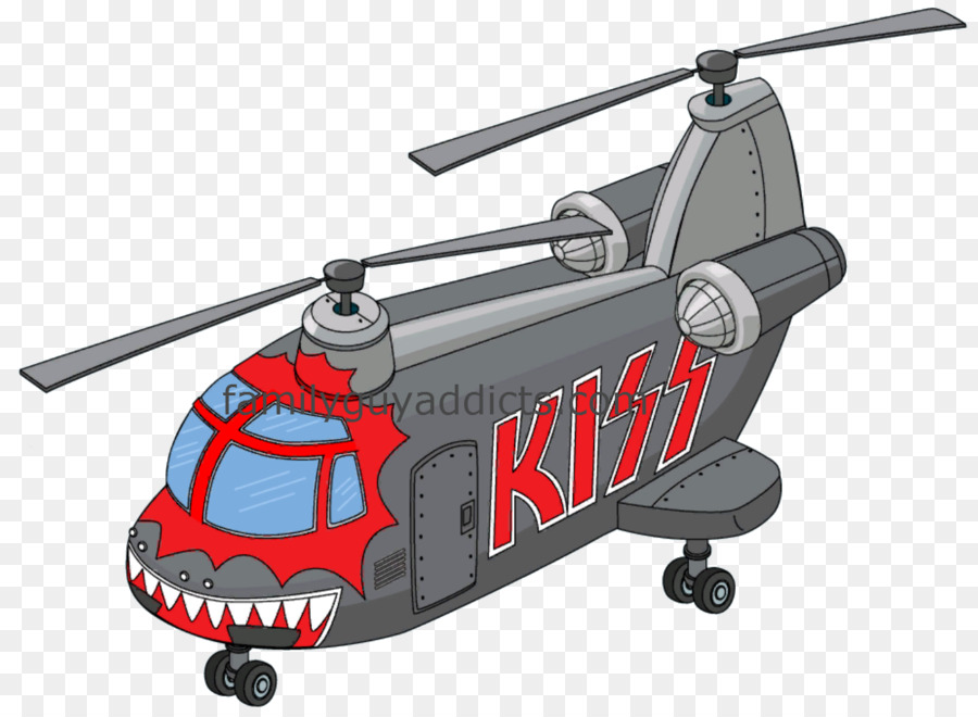 Animierte cartoon-Helikopter rotor-TV-show - Quagmire ' s Dad