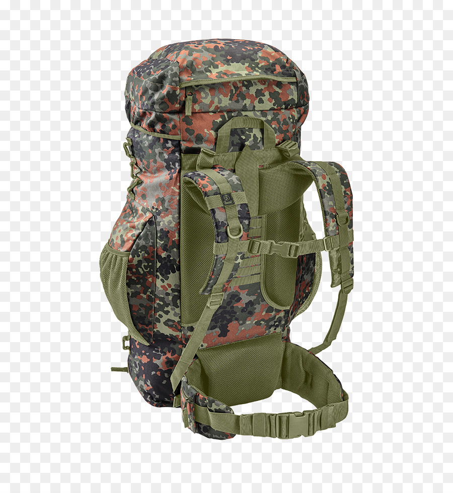 Rucksack Tasche Flecktarn Militär-Reißverschluss - Rucksack
