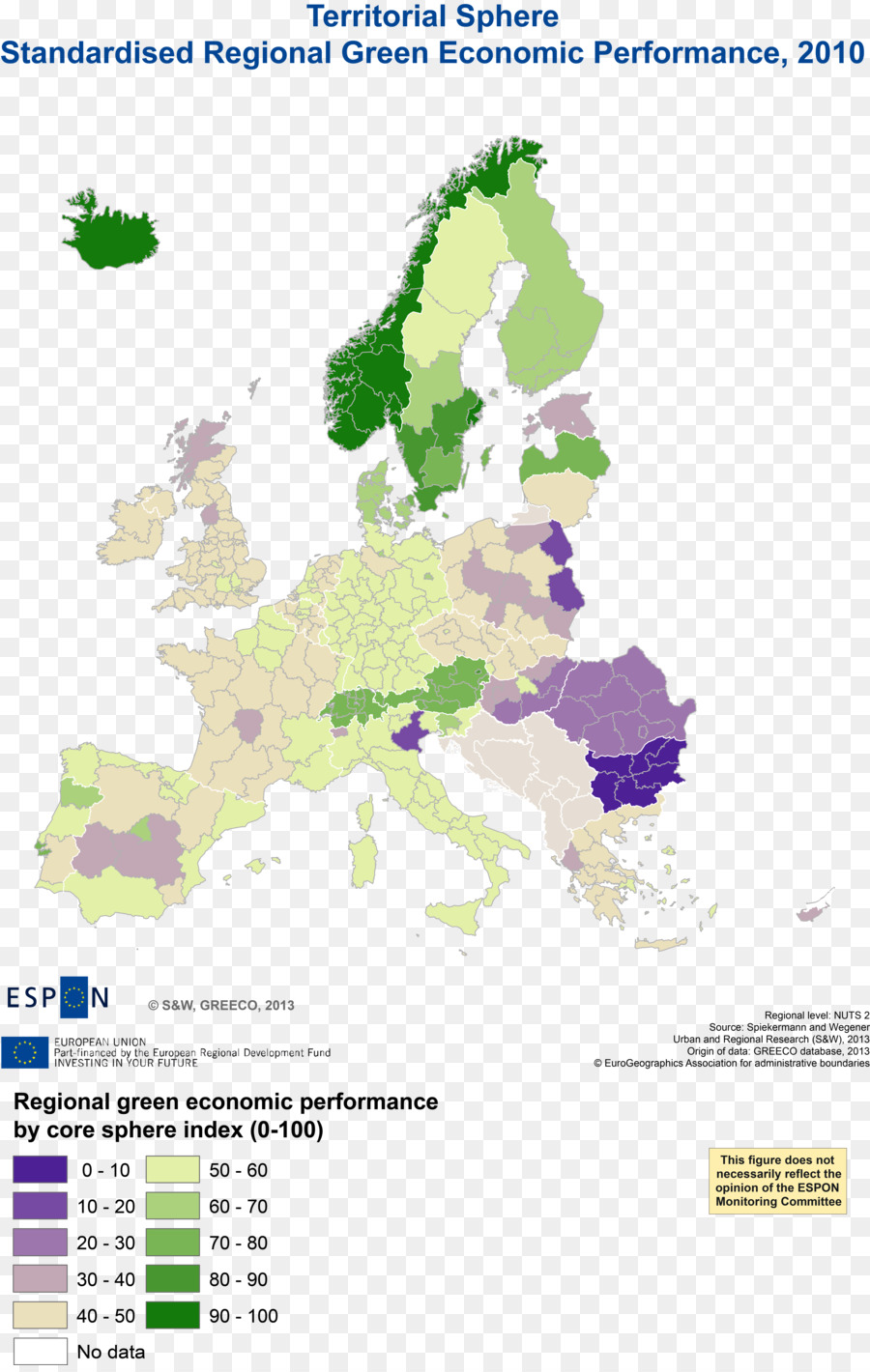 Europäischen Union Karte Wirtschaft die Wirtschaftliche Ungleichheit - Anzeigen