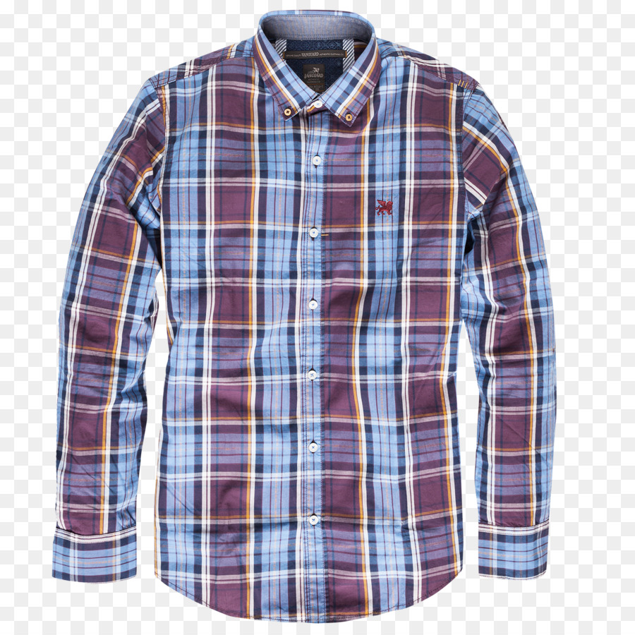 Hemd mit Tartan-Taste Oberbekleidung Ärmel - Kleid shirt