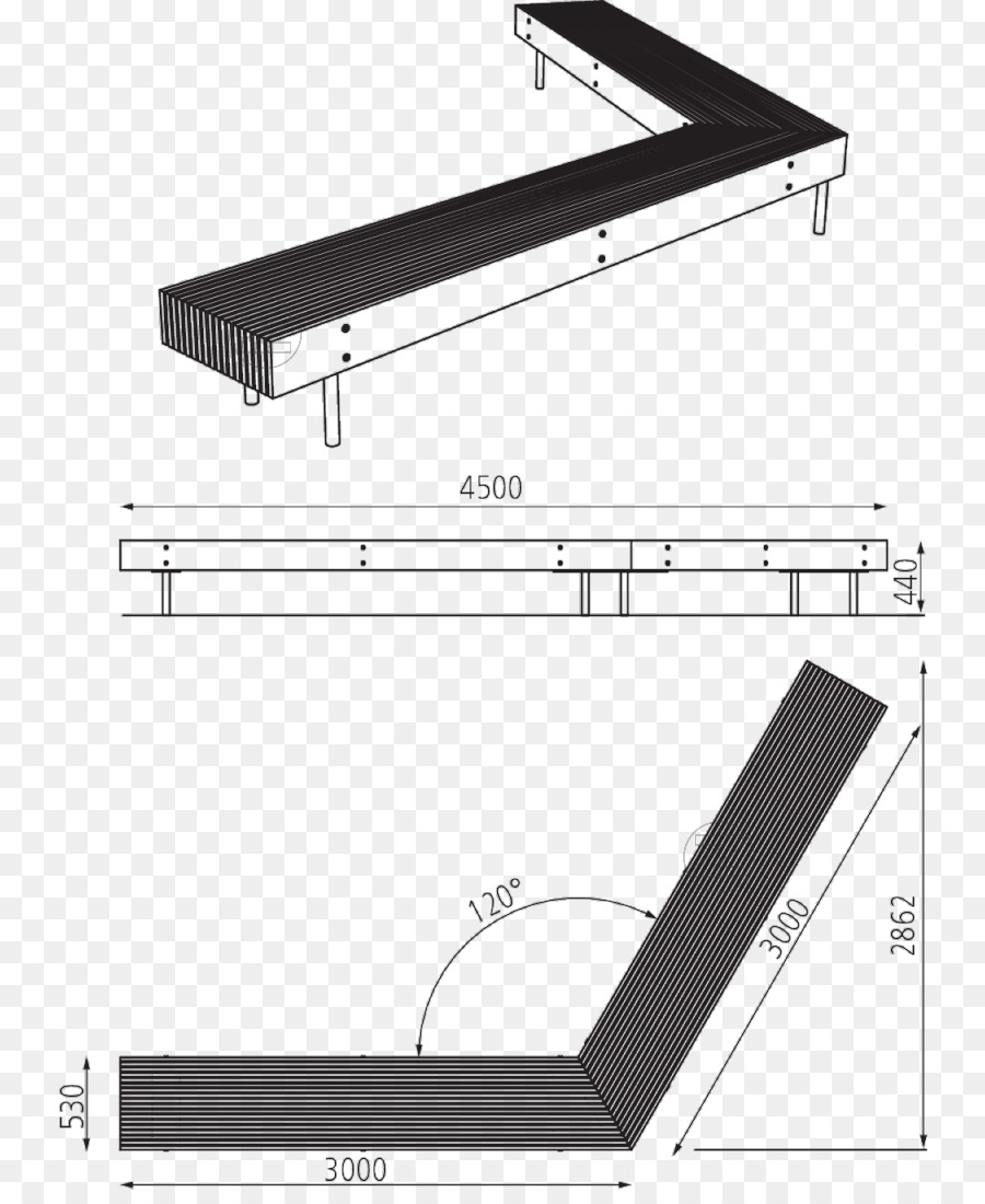 Tisch Bank Holz-Stahl Bank - Tabelle