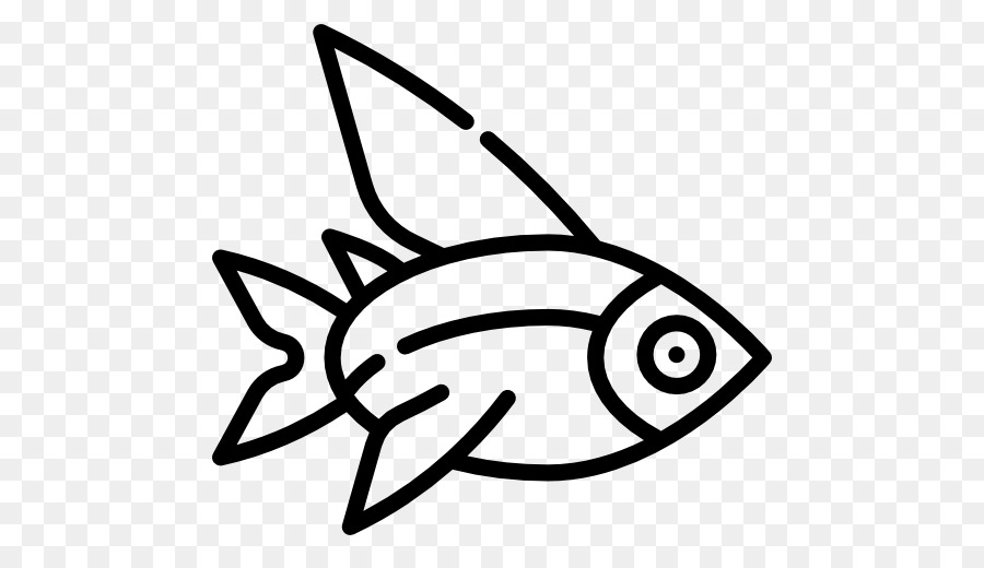 Schwarz und weiß Computer Icons Clip art - Fliegende Fische