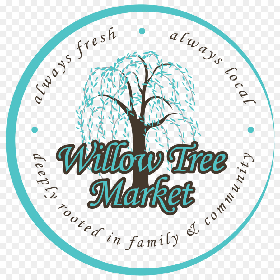 Logo Willow Tree Markt Label - Weidenbaum