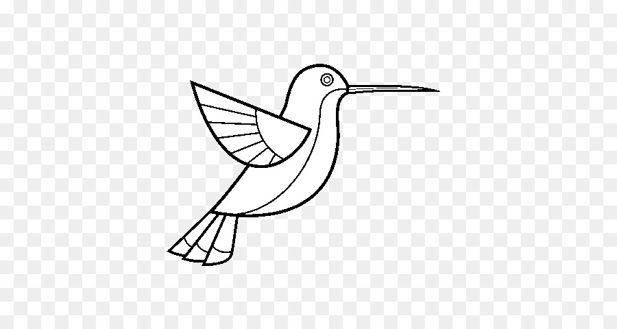 Hummingbird Disegno da Colorare - uccello