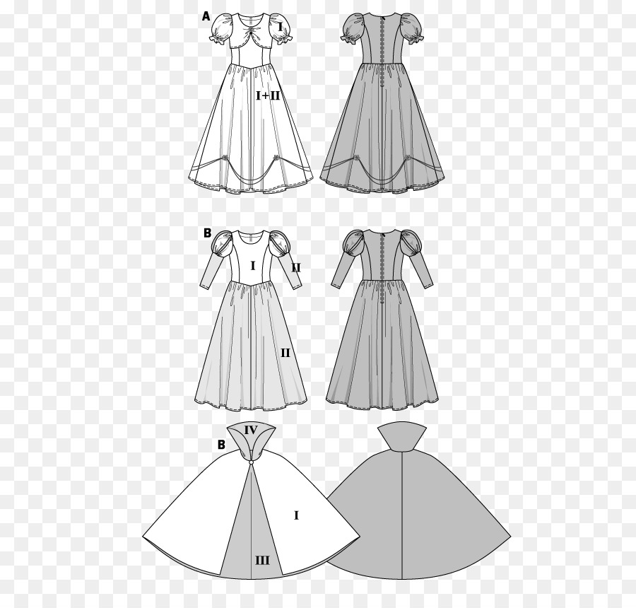 Kleid Burda Style Kleid Kostüm Muster - Kleid