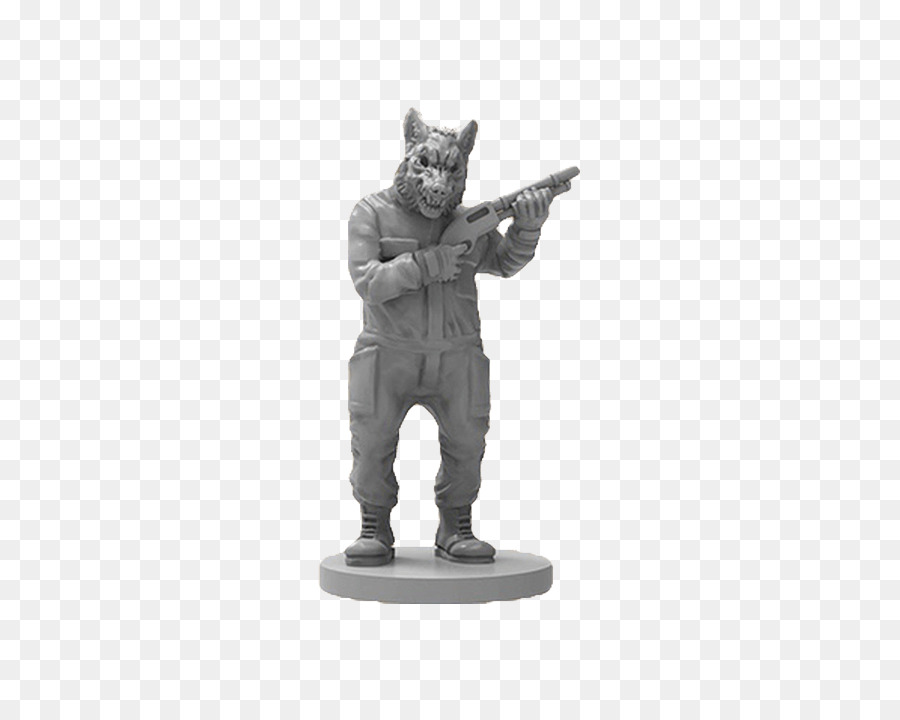 Skulptur Figur Brettspiel Rollenspiel - big bad wolf, die drei kleinen Schweine