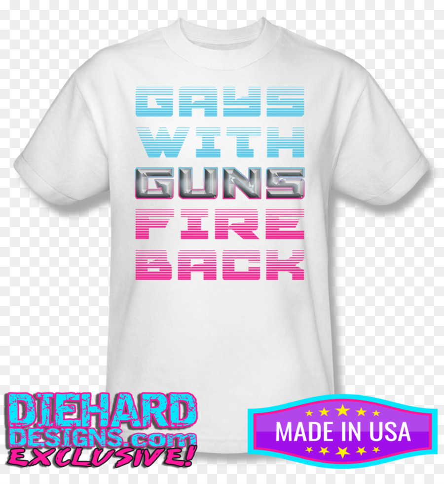 T-shirt Ärmel Kleidung Gun - T Shirt