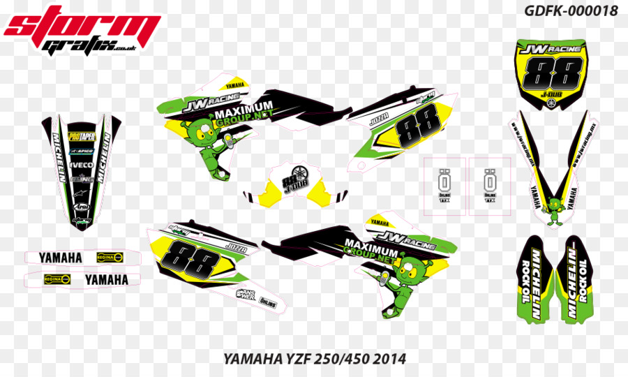 Movistar Yamaha MotoGP Yamaha Motor Company für Yamaha yz250f Motocross-Motorrad - Motorrad