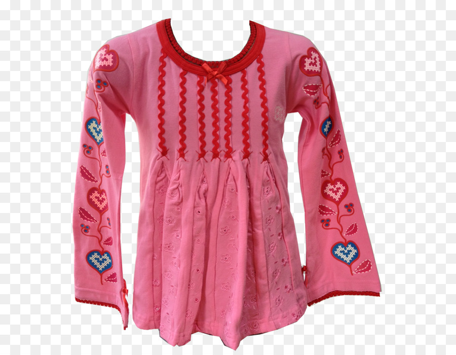 Kurzarm T-shirt Bluse Kleid Rosa M - Konditorei
