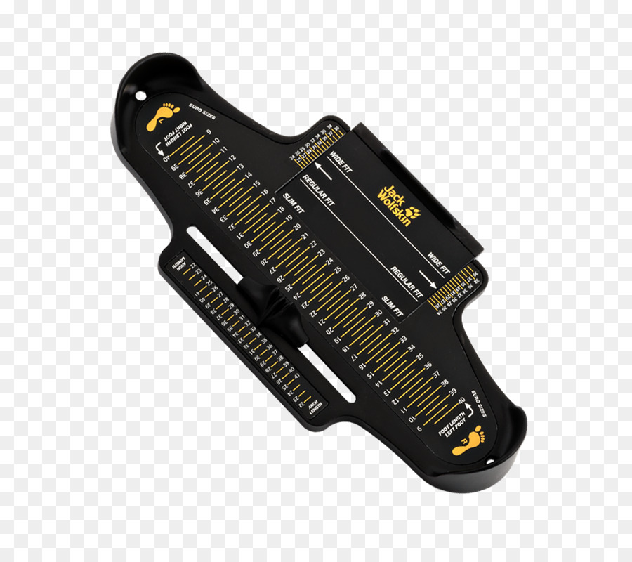 Dispositivo Brannock Scarpe di misura strumento di Misura del Piede - logo di jack wolfskin