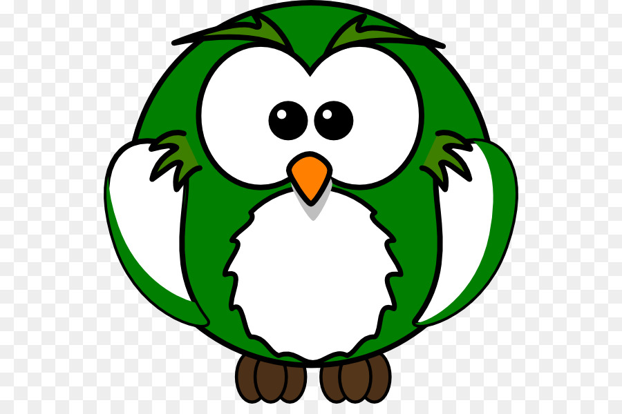 Owl Zeichnung Cartoon Clip art - grüne Eule