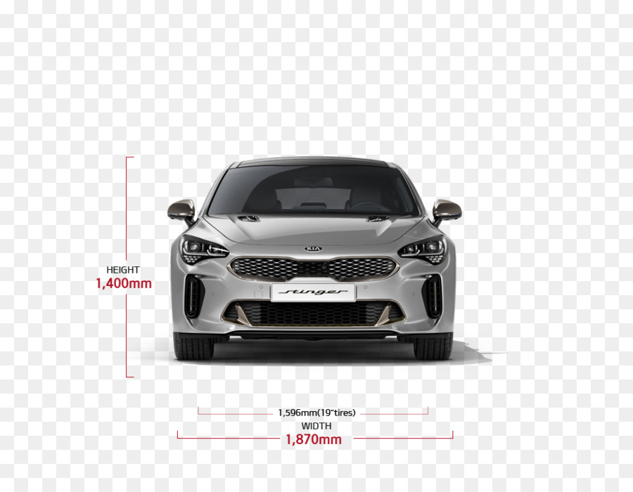 2018 Kia Stinger vettura di medie dimensioni Kia Motors Paraurti - altro