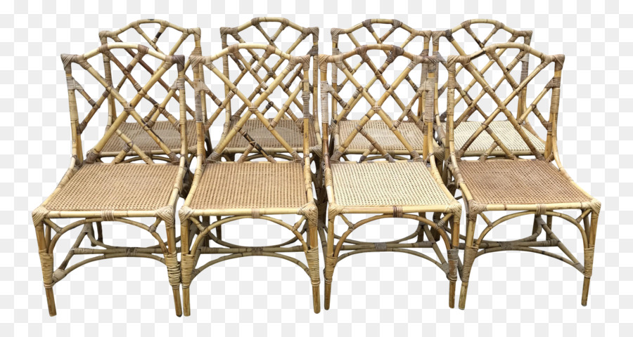 Tisch Stuhl chinesischen Chippendale Geflecht Esszimmer - Tabelle