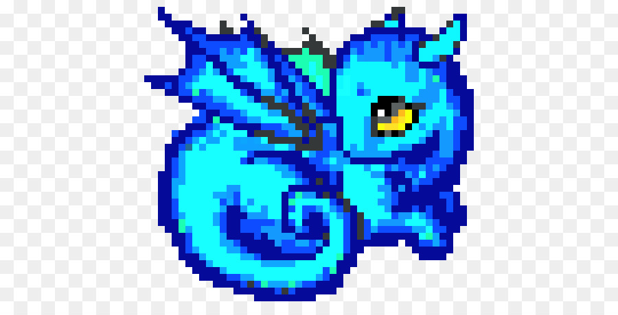 Pixel-Kunst-Drachen-Perle - Drachen